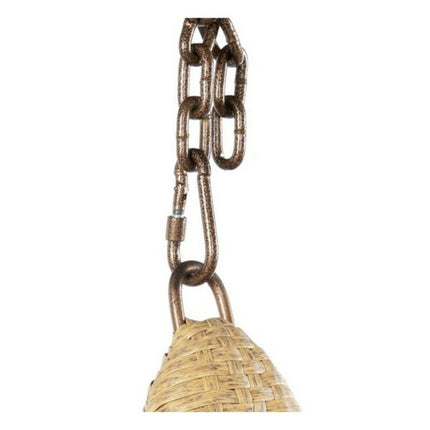Hängender Gartenstuhl DKD Home Decor Beige 90 x 70 x 110 cm Braun Synthetischer Rattan Aluminium