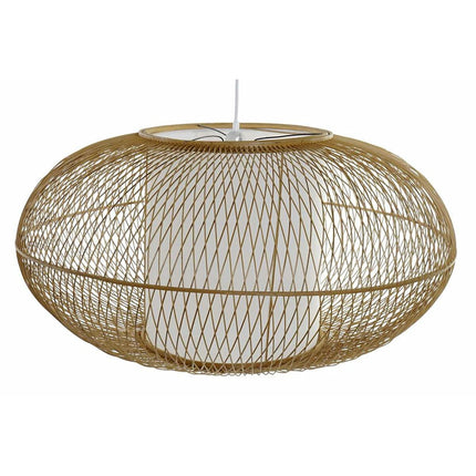 Deckenlampe DKD Home Decor natürlich Weiß (83 x 83 x 40 cm)