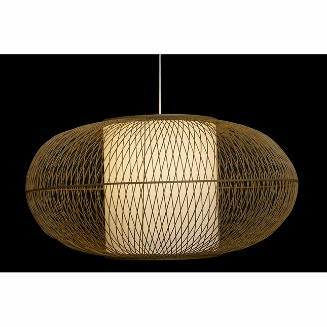 Deckenlampe DKD Home Decor natürlich Weiß (83 x 83 x 40 cm)
