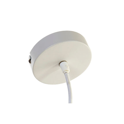 Deckenlampe DKD Home Decor natürlich Weiß (83 x 83 x 40 cm)