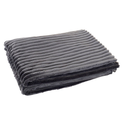 Decke DKD Home Decor Grau Grundlegend (150 x 200 x 2 cm)