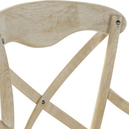 Esszimmerstuhl DKD Home Decor Rattan Ulme (55 x 57 x 92 cm)