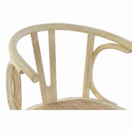 Stuhl DKD Home Decor 56 x 50 x 76 cm Weiß