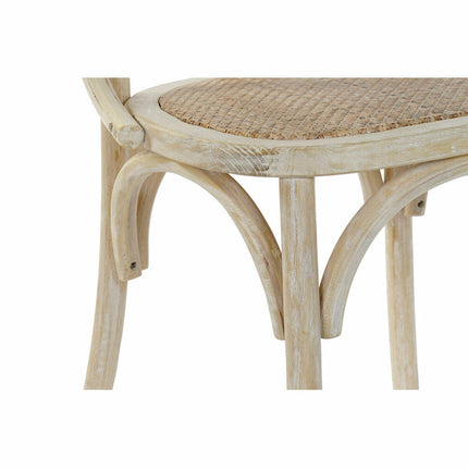 Stuhl DKD Home Decor 56 x 50 x 76 cm Weiß