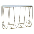 Konsole DKD Home Decor Gold Metall Marmor 115 x 35 x 78 cm