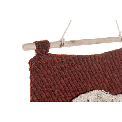 Wanddekoration DKD Home Decor natürlich Rot 45 x 2 x 115 cm Boho