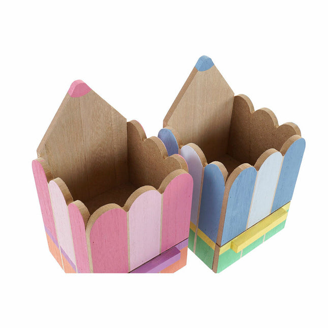 Bleistifthalter DKD Home Decor (10 x 10 x18 cm) (Restauriert A)