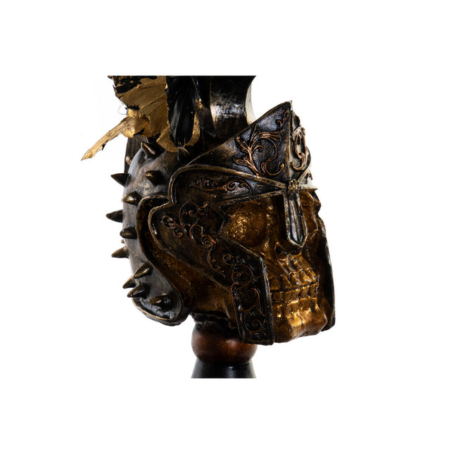 Deko-Figur DKD Home Decor DH-166752 Kristall Schwarz Gold Metall Harz Schmetterlinge Holz MDF (23 x 23 x 38 cm)