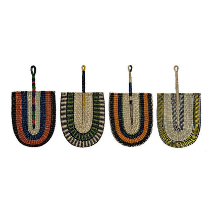 Wanddekoration DKD Home Decor 46 x 1 x 26 cm Bunt Orientalisch (4 Stücke)