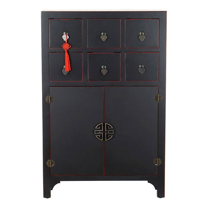 Schubladenschrank DKD Home Decor Tanne Holz MDF Orientalisch (63 x 27 x 101 cm)