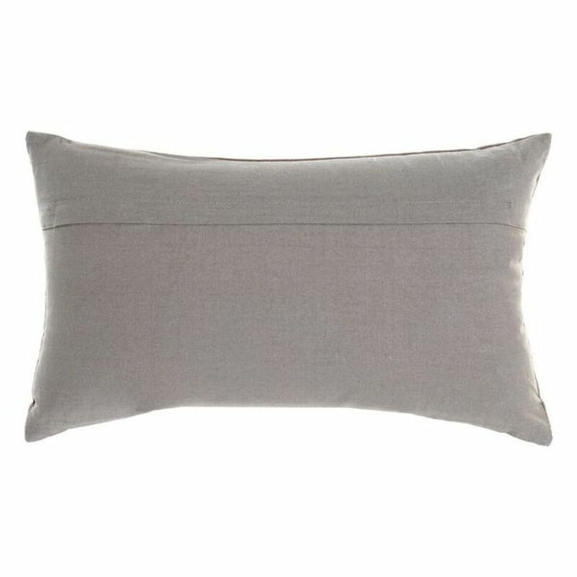 Kissen DKD Home Decor Grau Samt Polyester Rosa (50 x 30 cm)