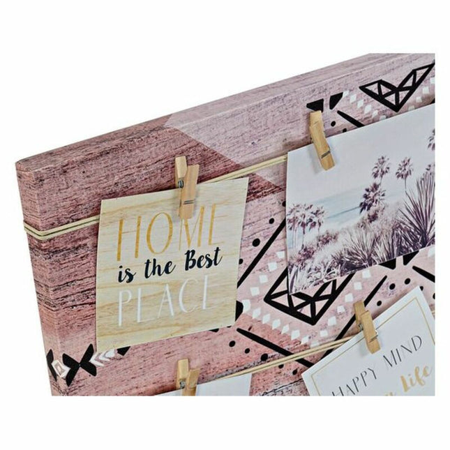 Fotorahmen DKD Home Decor 50,5 x 3,5 x 70 cm Leinwand Braun Ethnisch