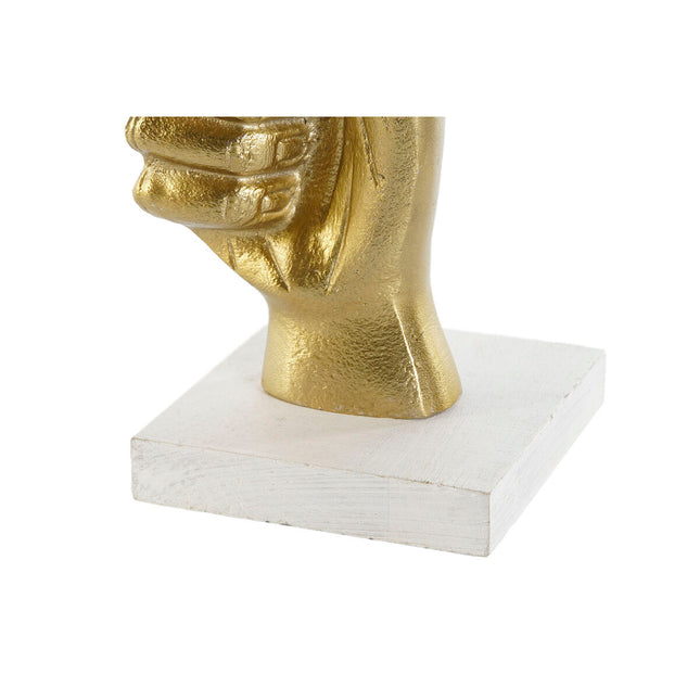 Deko-Figur DKD Home Decor Schwarz 10 x 10 x 20 cm Loft Hände (3 Stück)
