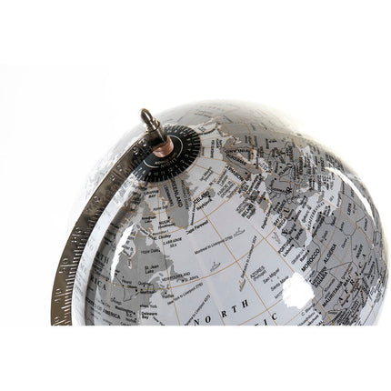 Terraqueo-Globus DKD Home Decor Weiß Metall Kunststoff (27 x 25 x 61 cm)
