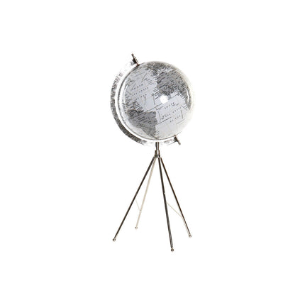 Terraqueo-Globus DKD Home Decor Weiß Metall Kunststoff (27 x 25 x 61 cm)