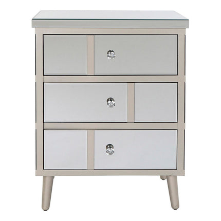 Nachttisch DKD Home Decor Spiegel Holz MDF (60 x 42 x 82 cm)