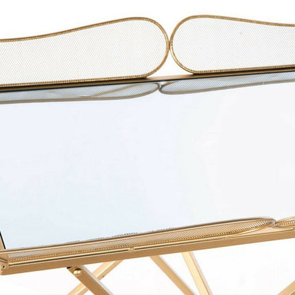 Beistelltisch DKD Home Decor Gold Spiegel Metall Holz MDF 69 x 38 x 75 cm