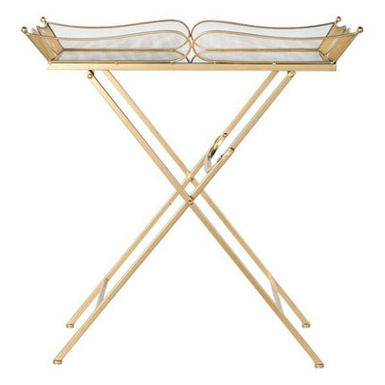 Beistelltisch DKD Home Decor Gold Spiegel Metall Holz MDF 69 x 38 x 75 cm