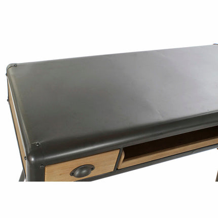 Schreibtisch DKD Home Decor Tanne natürlich Metall Hellgrau (118 x 52 x 84 cm)