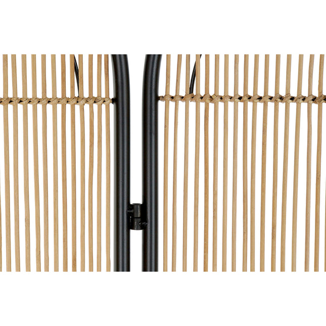 Spanische Wand DKD Home Decor Braun Metall Rattan (126 x 2 x 180 cm)