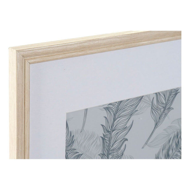 Fotorahmen DKD Home Decor 48 x 6 x 34 cm Kristall natürlich Papier Tropical Holz MDF
