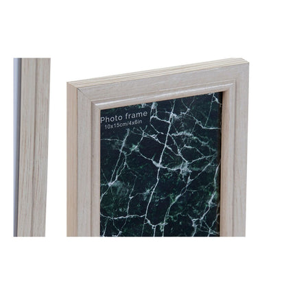 Fotorahmen DKD Home Decor 48 x 6 x 34 cm Kristall natürlich Papier Tropical Holz MDF