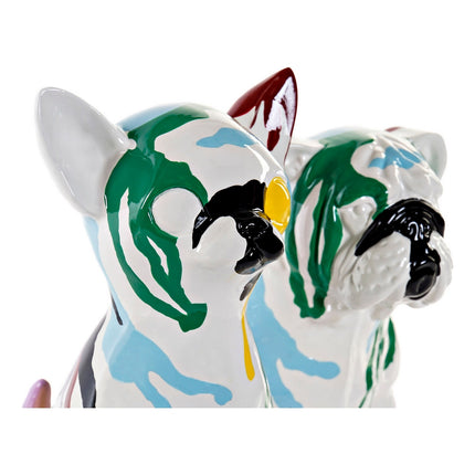 Deko-Figur DKD Home Decor Bunt Hund Lackierung 20 x 12,5 x 17,5 cm (2 Stück)