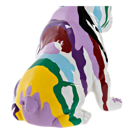 Deko-Figur DKD Home Decor Bunt Hund Lackierung 20 x 12,5 x 17,5 cm (2 Stück)