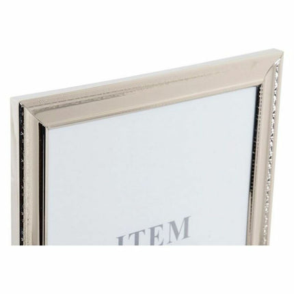 Fotorahmen DKD Home Decor Kristall Silberfarben Metall Papier Holz MDF