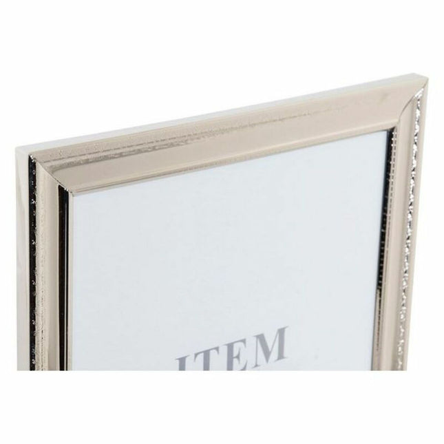 Fotorahmen DKD Home Decor Kristall Silberfarben Metall Papier Holz MDF