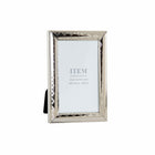 Fotorahmen DKD Home Decor Kristall Silberfarben Metall Papier Holz MDF