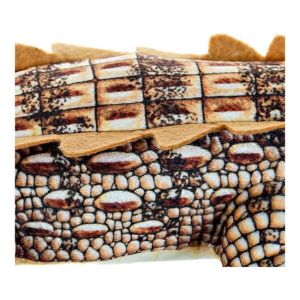 Plüschtier DKD Home Decor S3016335 46 x 22 x 8 cm Braun Für Kinder Krokodil