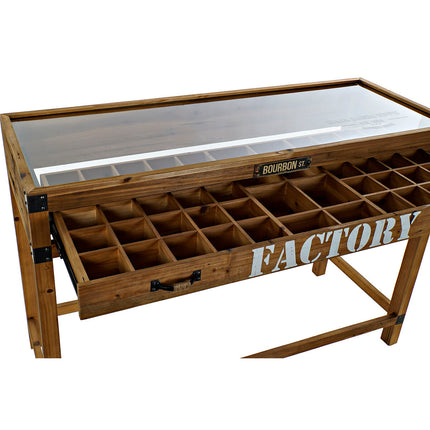 Konsole DKD Home Decor Factory Metall Paulonia-Holz (120 x 47 x 82.5 cm)