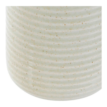 Zahnbürstenhalter DKD Home Decor grün Steingut (7.5 x 7.5 x 10.5 cm)
