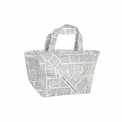 Lunchbox DKD Home Decor Thermal 23 x 14,5 x 20 cm Schwarz Weiß