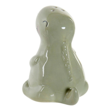 Salzstreuer mit Deckel DKD Home Decor LC-173478 Dinosaurier 6,6 x 7 x 7,7 cm grün Dolomite (2 pcs)