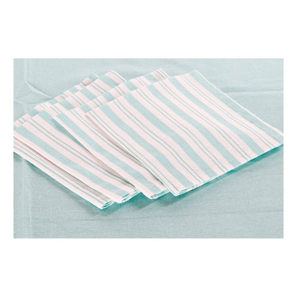 Tischdecke und Servietten DKD Home Decor 8424001736416 150 x 1 x 150 cm grün (5 pcs)