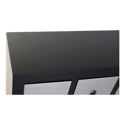 Schubladenschrank DKD Home Decor 8424001737246 Tanne Silberfarben Schwarz Orientalisch 63 x 27 x 101 cm