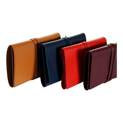 Kabel-Ordnungshilfe DKD Home Decor 8424001737741 Polyurethan 29,5 x 1 x 14 cm Schwarz Camel (4 Stücke)