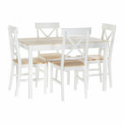 Tisch-Set mit Stühlen DKD Home Decor S3022228 Pappel 118 x 74 x 73 cm