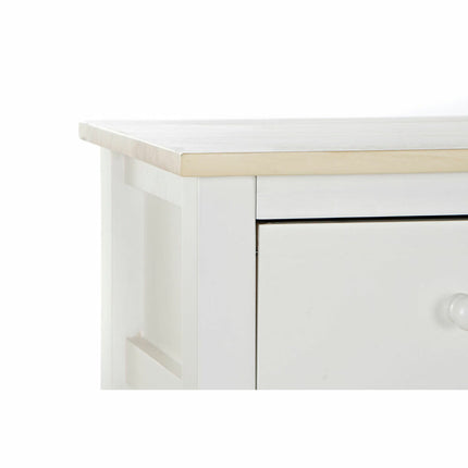 Konsole DKD Home Decor Weiß natürlich Pappel 100 x 32 x 85 cm