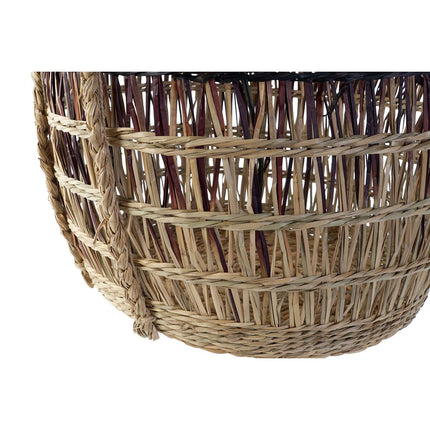 Korb-Set DKD Home Decor Tropical Seegras (3 pcs)