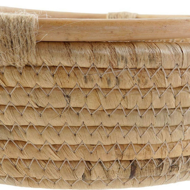 Tischdekoration DKD Home Decor natürlich Braun 25 x 25 x 8 cm Tropical