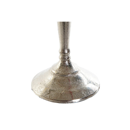 Kerzenleuchter DKD Home Decor 22 x 22 x 34 cm 27 x 27 x 34 cm Silberfarben Aluminium