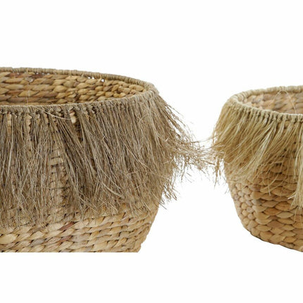 Korb-Set DKD Home Decor 43 x 43 x 24 cm Randbereich Boho