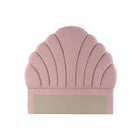 Kopfende des Betts DKD Home Decor Rosa Polyester Holz MDF
