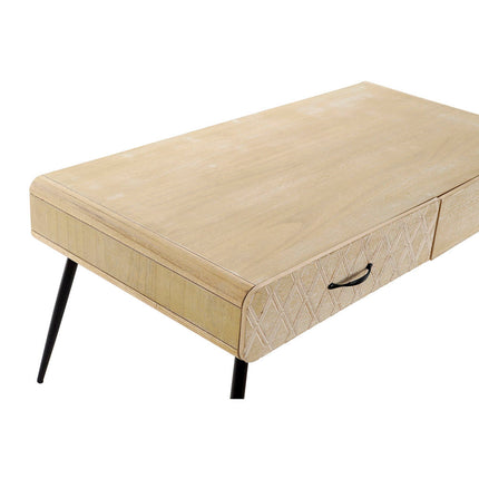 Beistelltisch DKD Home Decor Schwarz Kupfer natürlich Metall Holz MDF 100 x 52 x 42,5 cm