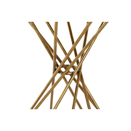 kleines Beistelltischchen DKD Home Decor Gold Metall Spiegel 40 x 40 x 56 cm