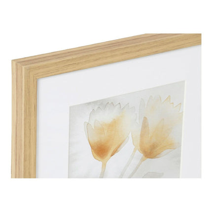 Bild DKD Home Decor Drawed Leaf 33 x 3 x 38 cm Traditionell Pflanzenblatt (2 Stück)