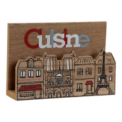 Serviettenring DKD Home Decor Cusine Bunt 16 x 11 x 5 cm Holz MDF
